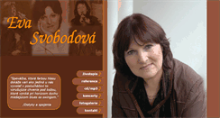 Desktop Screenshot of evasvobodova.com